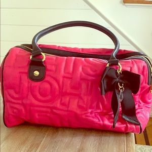 Barely used Pink Betsey Johnson bag